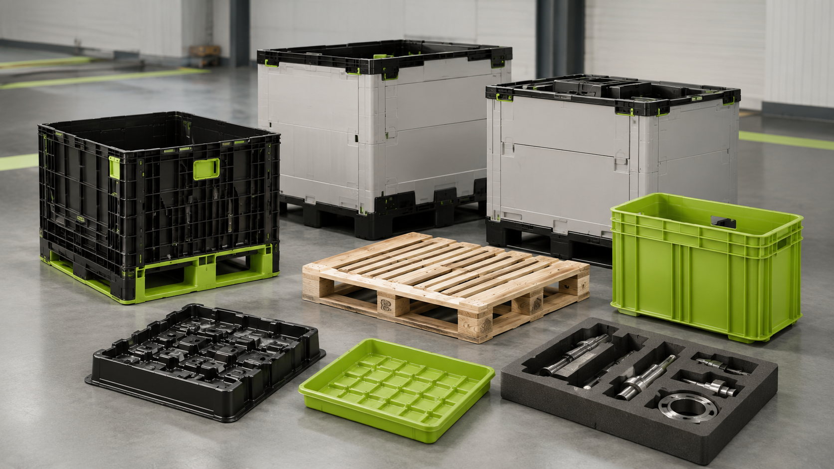 Returnable packaging lineup